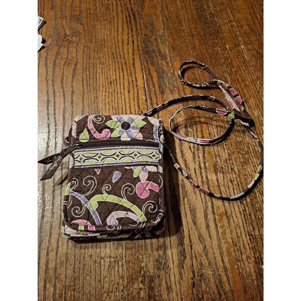 Vera Bradley Small Crossbody Bag Floral Quilted Purse READ Upcycle Project